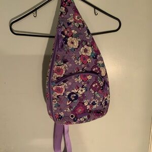 Vera Bradley Purple Floral Backpack